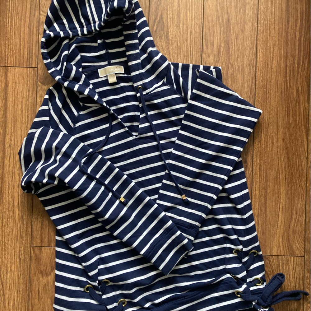 Michael Kors Stylish Striped Knit Top